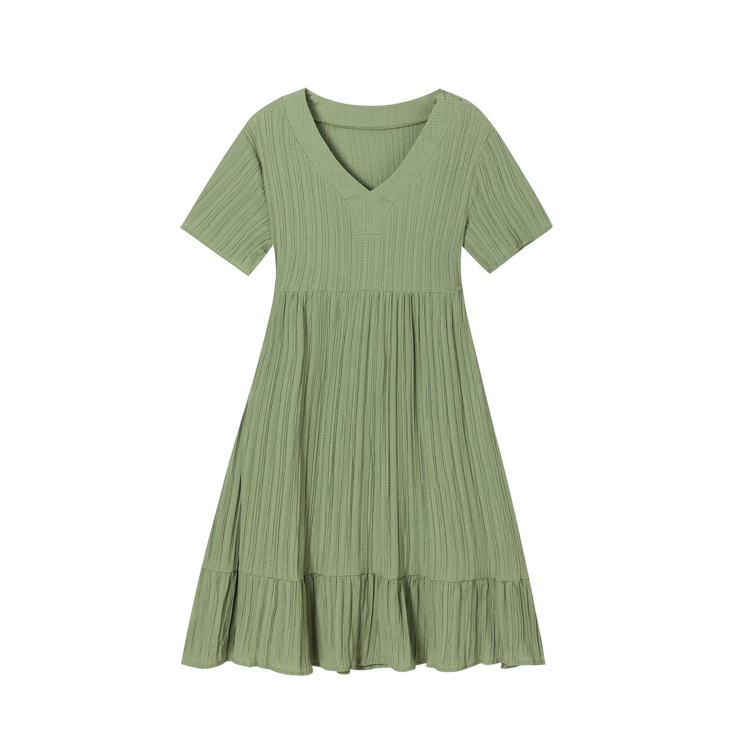 Lune London V-neck Midi Dress for Women
