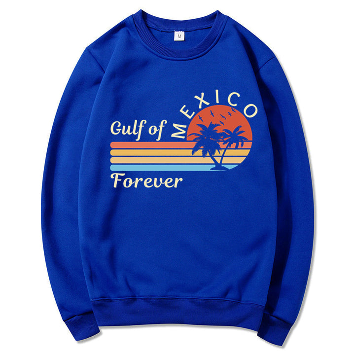 Sweat-shirt femme avec design graphique tropical et imprimé moderne Chic & Stil