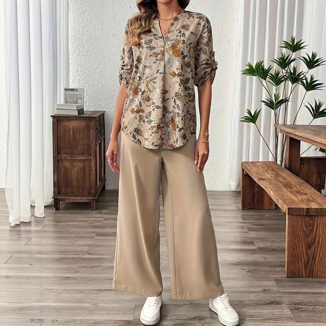 Lune London floral pattern blouse shirt for women