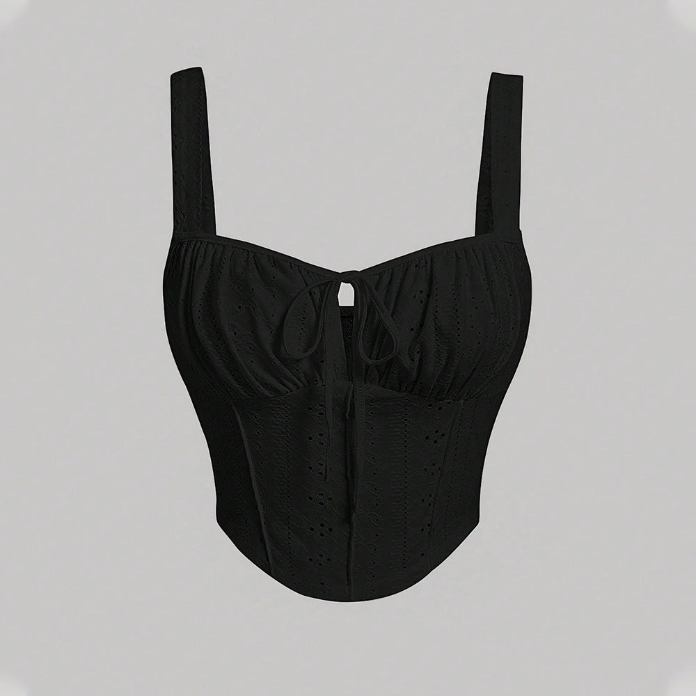 Women’s corset top with decorative knot and sophisticated design Chic & Stil