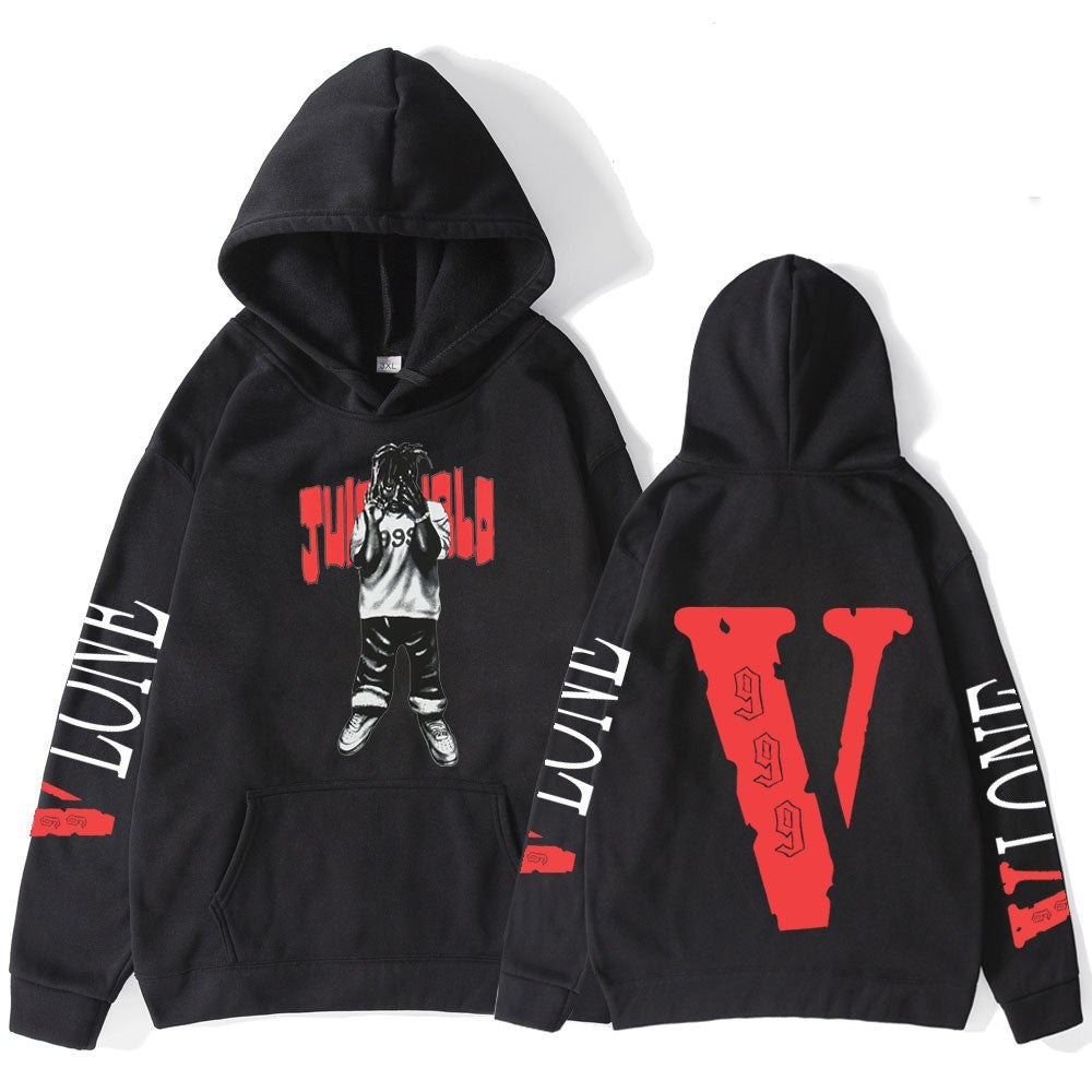 Women's hooded sweatshirt with artistic print and comfortable fit Lune London