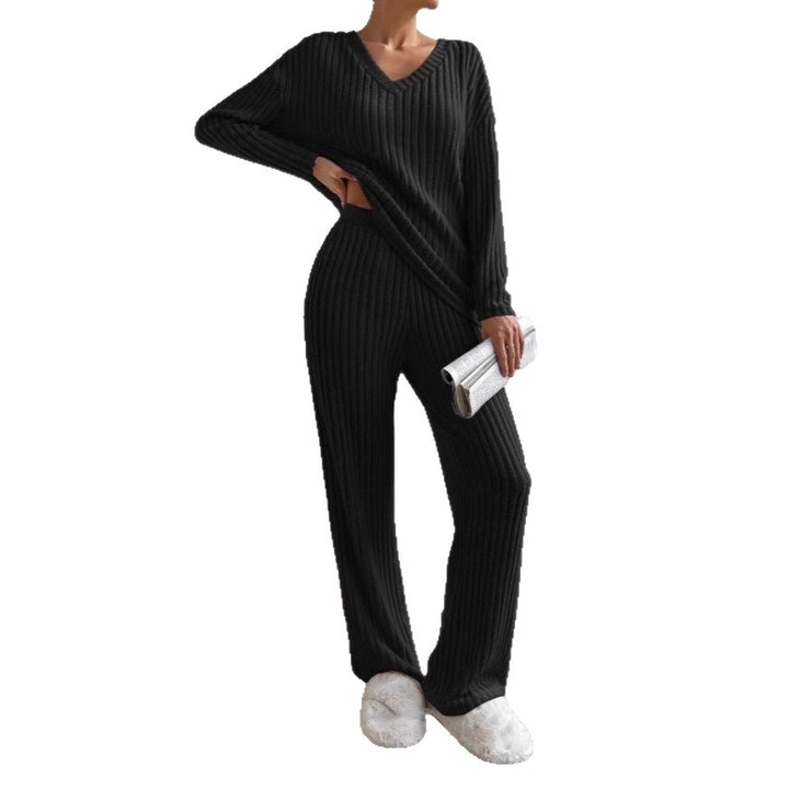 Ensemble de loungewear tricot décontracté pour femmes Chic & Stil