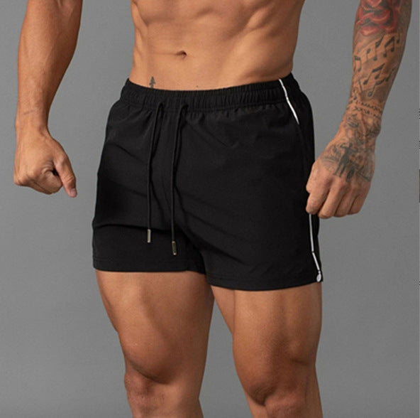 Shorts de bain sportifs pour hommes avec taille élastique et matériau à séchage rapide Lune London