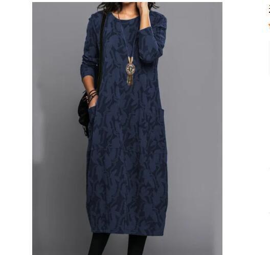 Casual long sleeve dress for women with practical pockets Lune London
