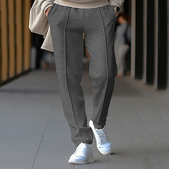 Women's casual jogging pants with elastic waistband and side pockets Lune London