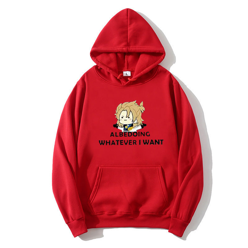 Women’s hoodie with artistic graphic design and motivating lettering Chic & Stil