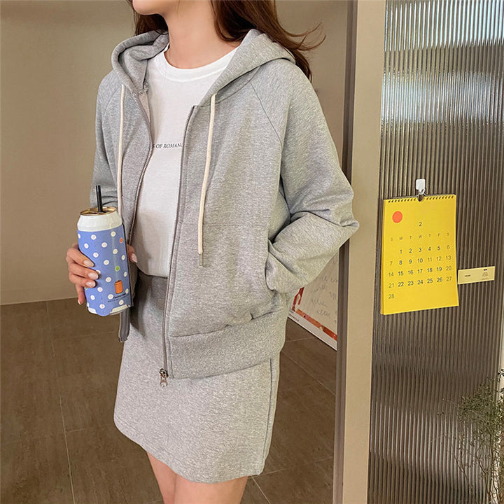 Veste sweat décontractée pour femmes avec zip complet Chic & Stil