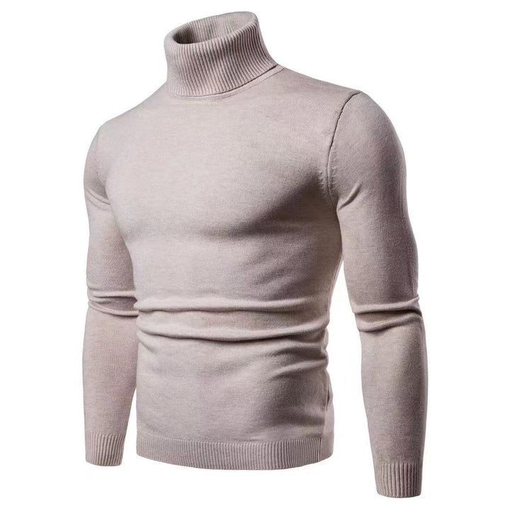 Elegant turtleneck pullover for men in fine merino wool Lune London