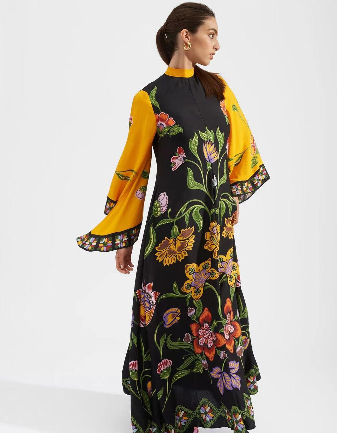 Lune London | Printed Three-Quarter Sleeve Dress