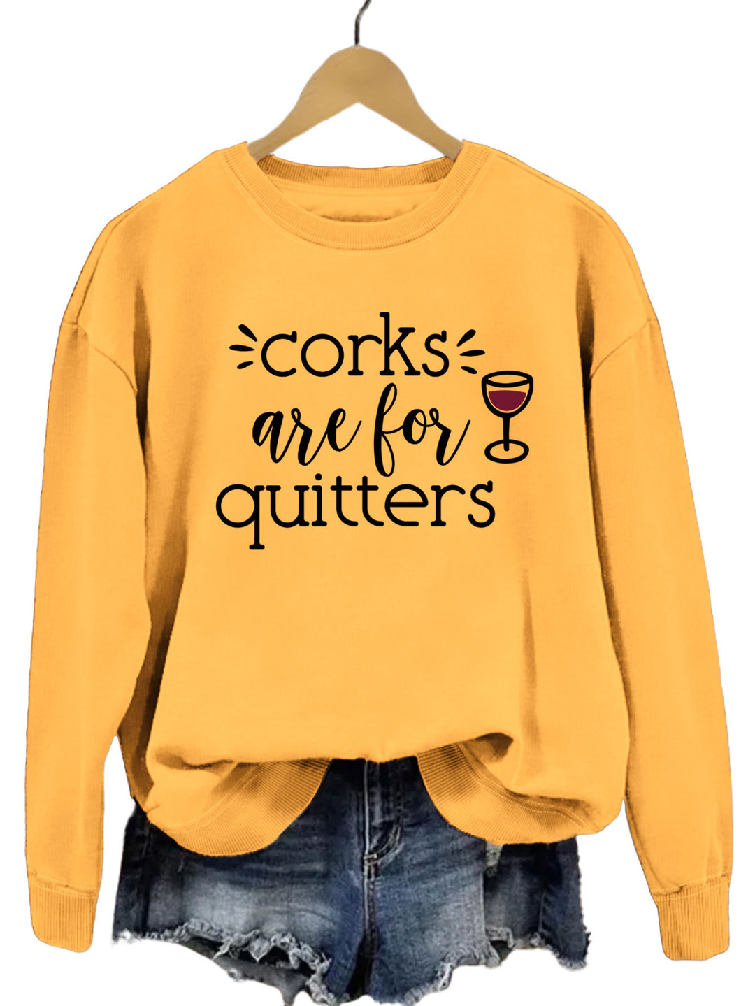 Sweatshirt pour femmes avec slogan créatif et coupe décontractée Chic & Stil