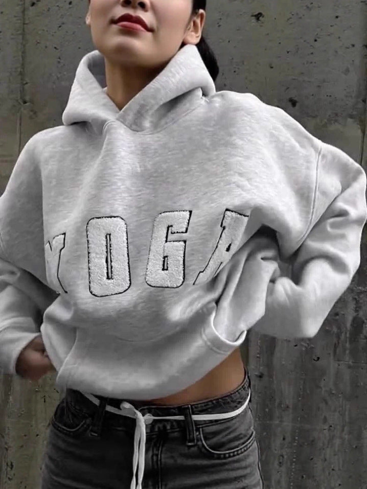 Women’s Yoga Hoodie with Trendy Print & Comfortable Fit | Lune London