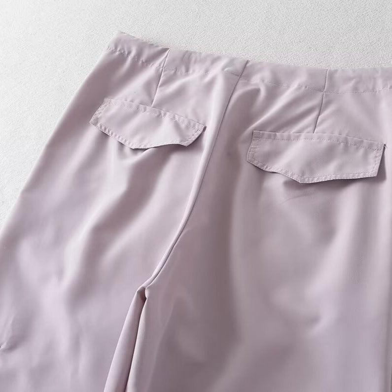 Comfortable cargo pants for women with adjustable waist and functional pockets Lune London