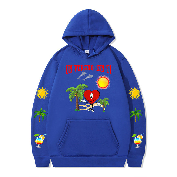 Women's hoodie with vibrant summer motif and comfortable fit Lune London