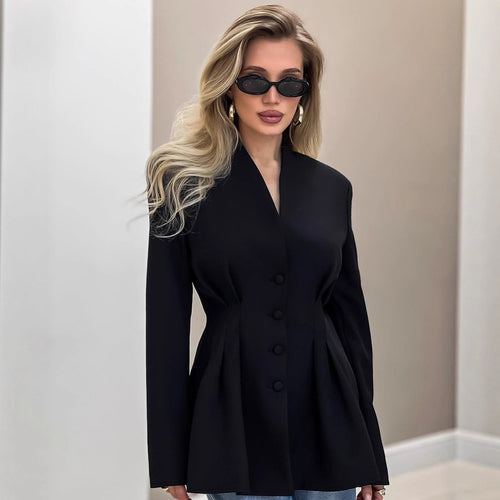 Veste élégante pour femmes avec coupe ajustée et détails de boutons Chic & Stil