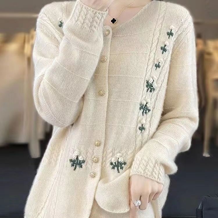 Gilet femme avec broderie florale Chic & Stil