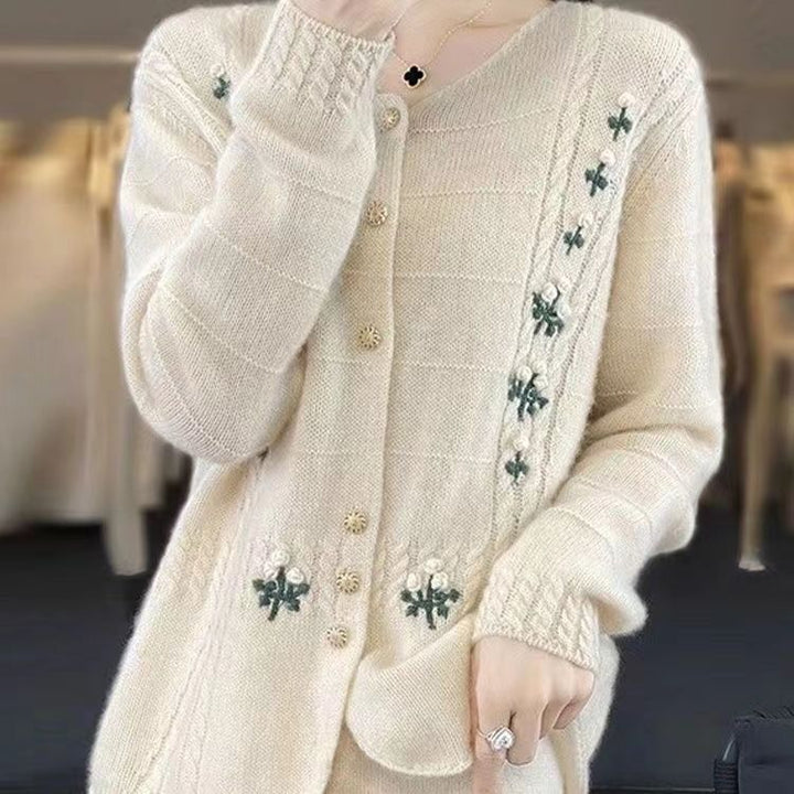 Gilet femme avec broderie florale Chic & Stil