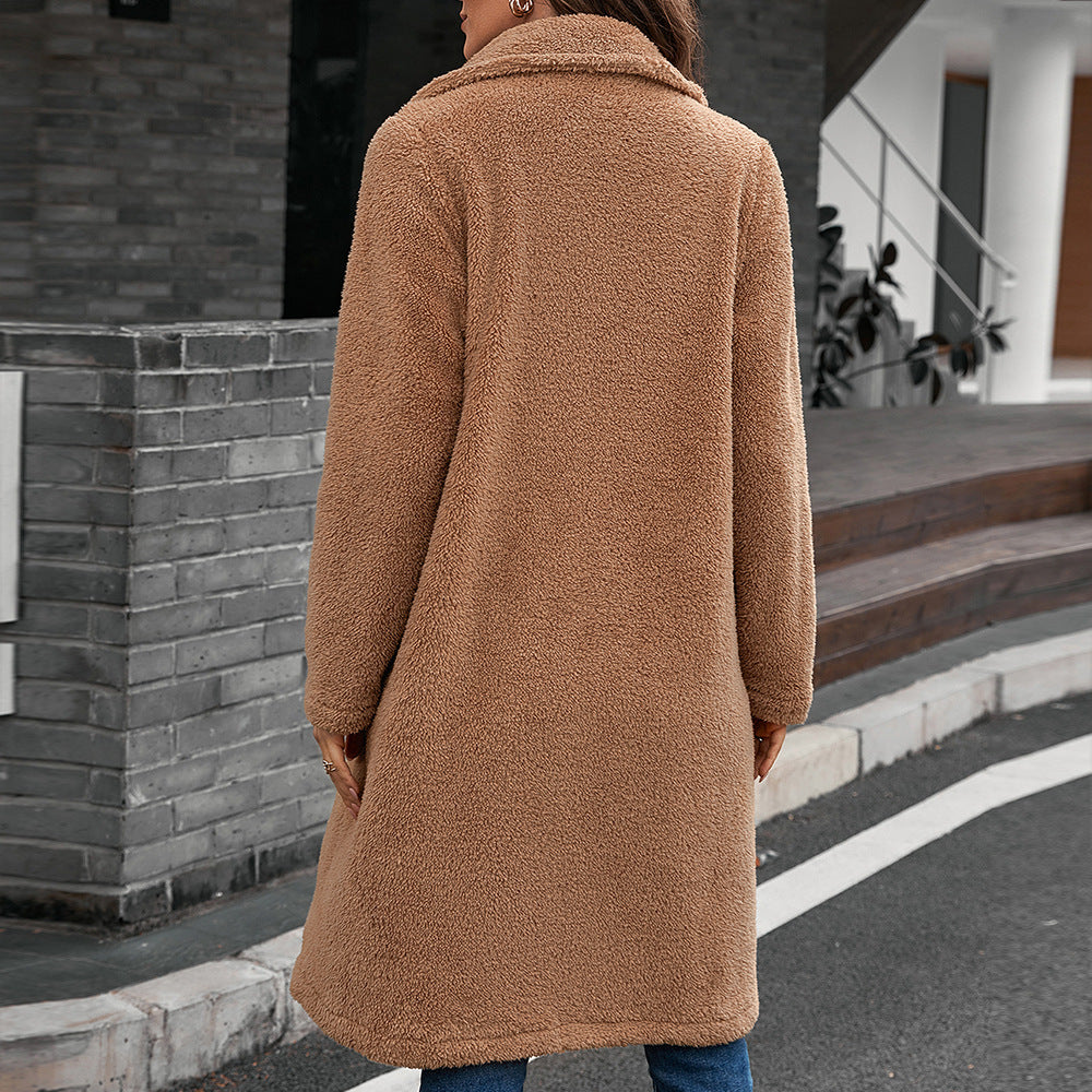Ladies Teddy-Coat in Oversize Chic Style