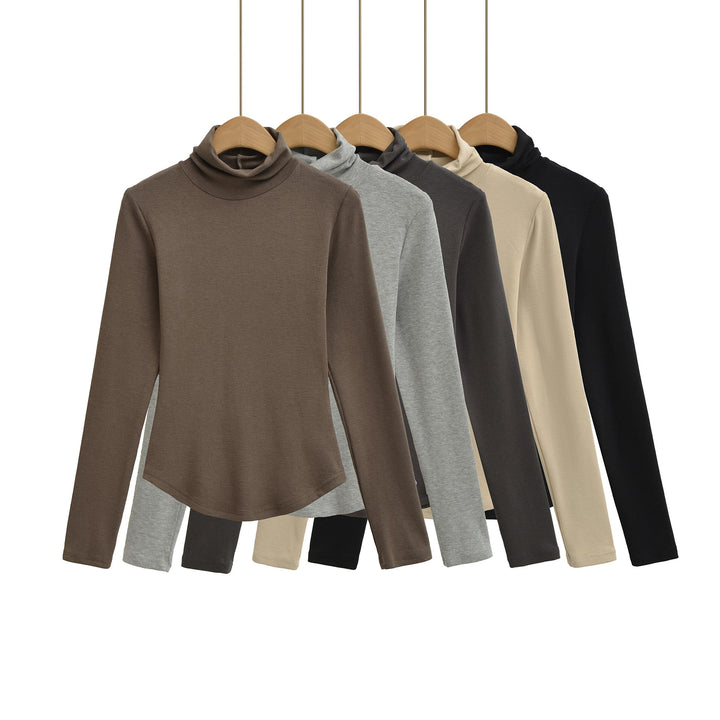 Lune London Women’s Long Sleeve T-Shirt with High Collar