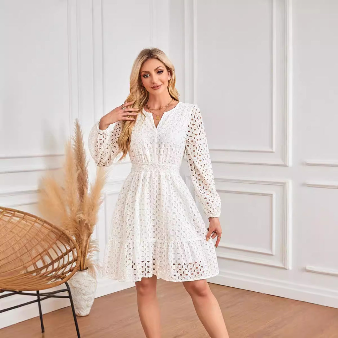 Lady garment with hole pattern Lune London