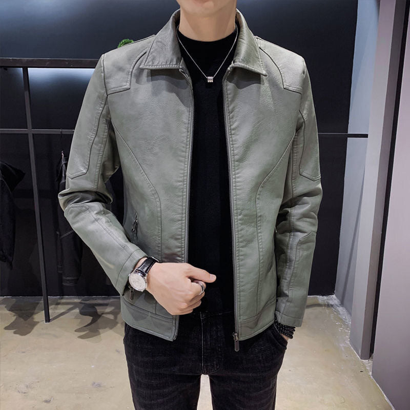 Casual faux leather jacket for men Lune London
