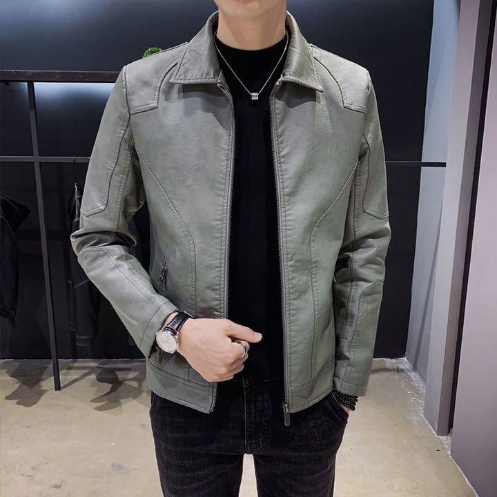 Casual faux leather jacket for men Lune London