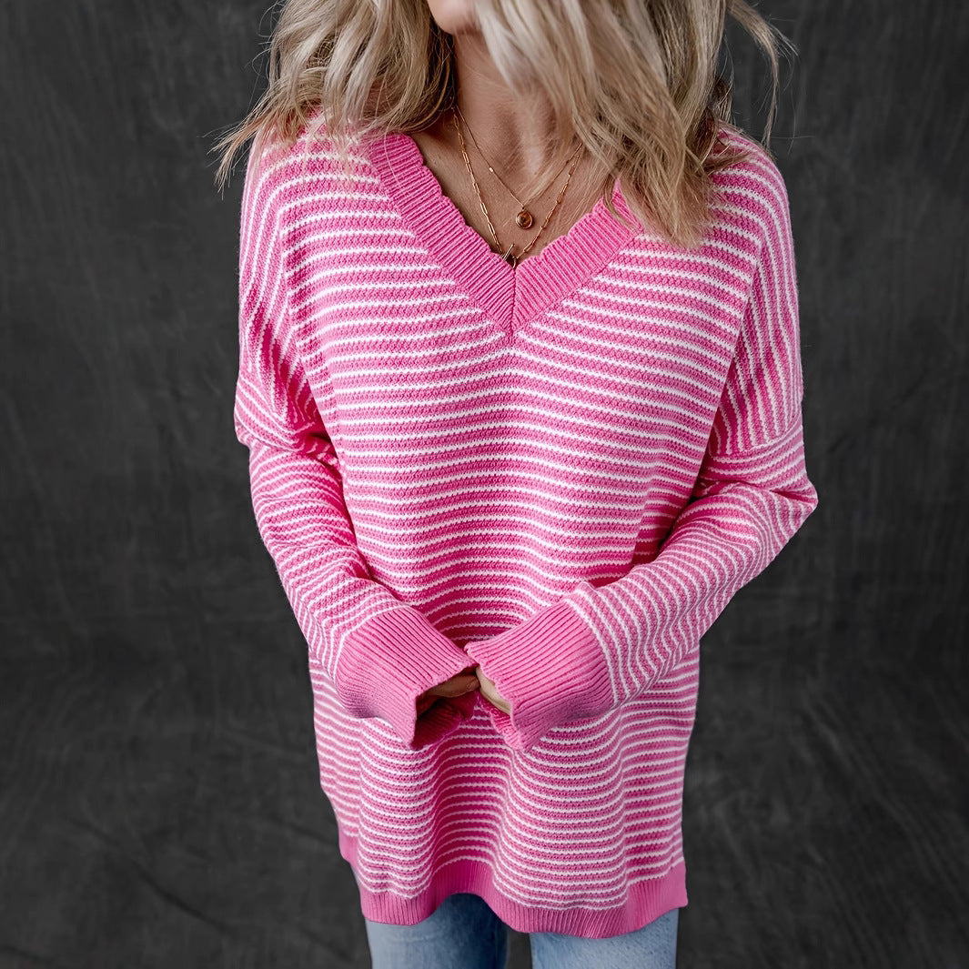 Ladies V neck sweater Lune London