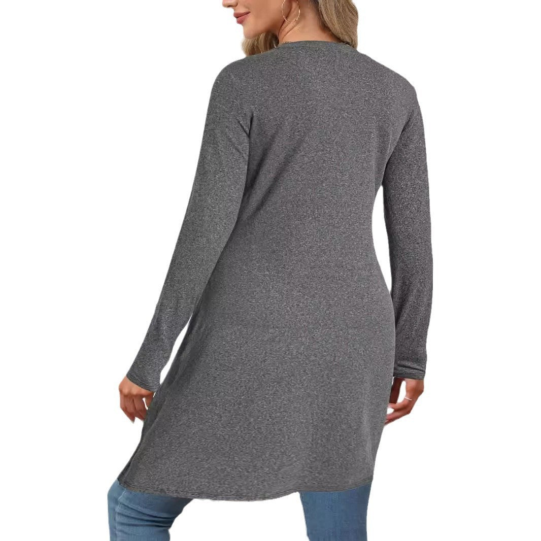 Asymmetrical long sleeve shirt for women Lune London