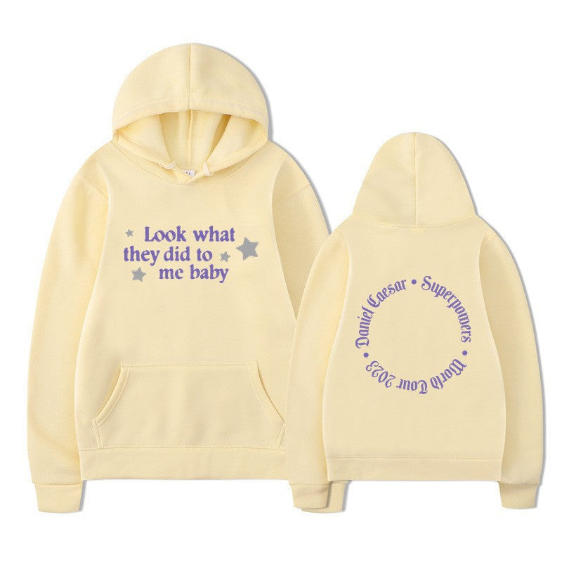Women's hooded sweatshirt with creative slogan and unique design Chic & Stil