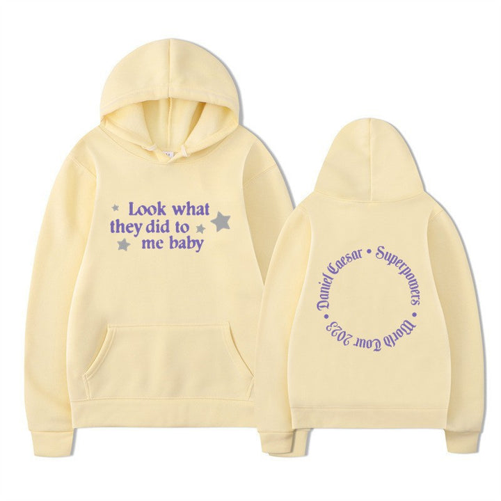 Women's hooded sweatshirt with creative slogan and unique design Chic & Stil