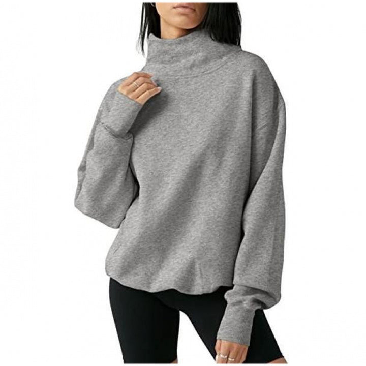 Dames Pull à col roulé oversize Chic & Stil