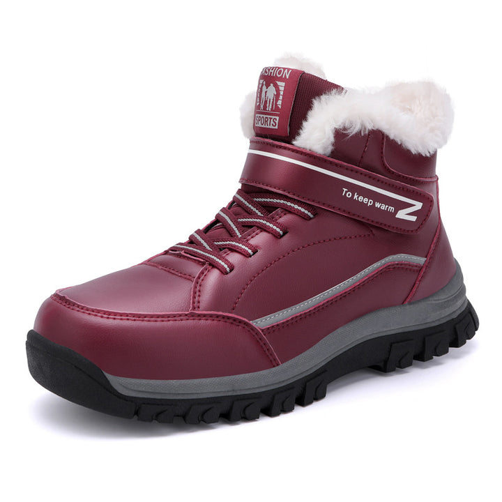 Insulated winter boots for women with a slip-resistant profile sole and warm inner lining Lune London