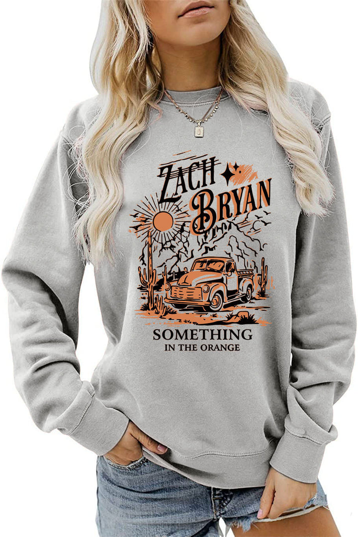 Sweat-shirt femme avec design de camion vintage inspirant Chic & Stil