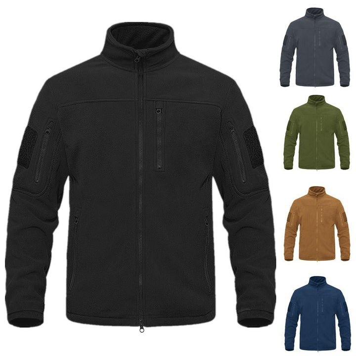 Fleece jacket for men with practical pockets Lune London