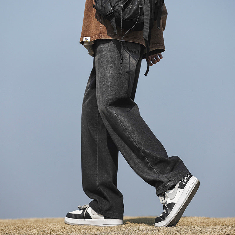 Jeans Lune London pour hommes coupe ample décontractée