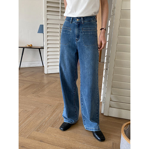 Women's loose-fitting high-waist jeans Chic & Stil