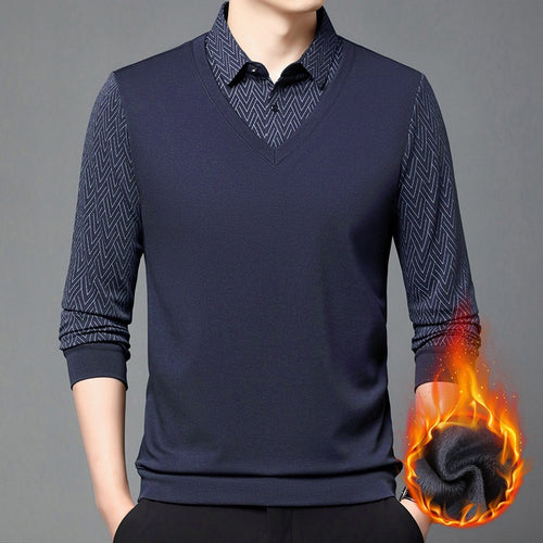 Trendy long sleeve shirt for men with structured collar and moisture-regulating properties Lune London