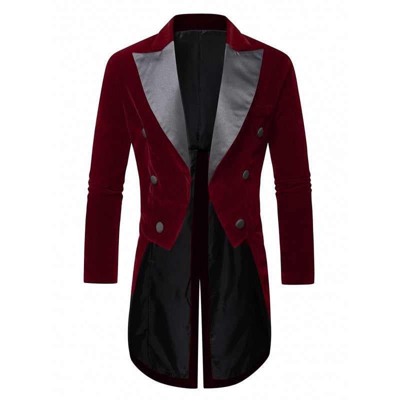 Men's Elegant Velvet Jacket with Extravagant Accents Lune London
