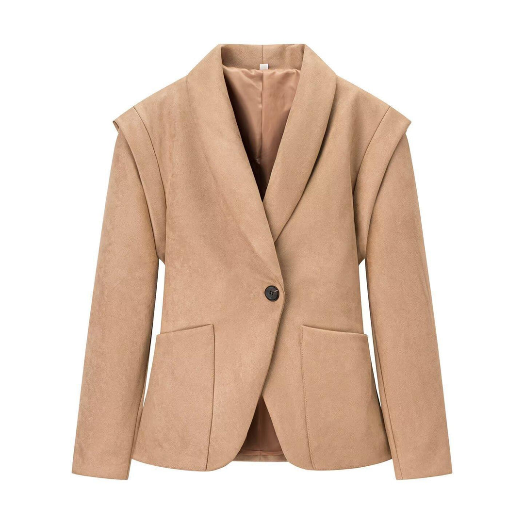 Elegant blazer jacket for women with structured design and trendy details Lune London