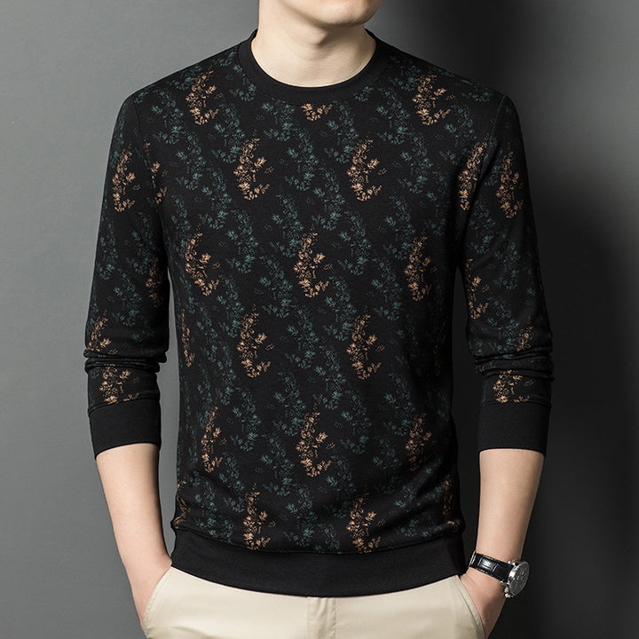 Stylish long-sleeved shirt for men with floral pattern and high-quality material Lune London