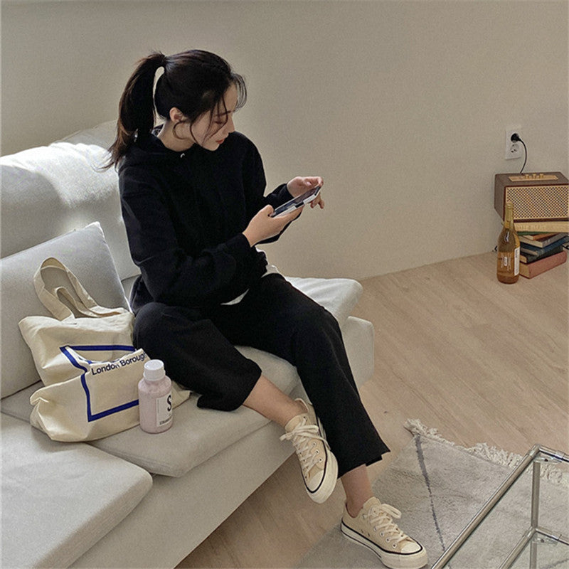 Ensemble de sweat à capuche décontracté pour femmes et pantalons de jogging Chic & Stil