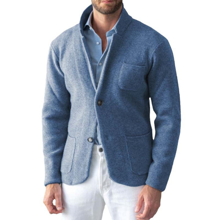 Men's cardigan with elegant cut and practical pockets Lune London