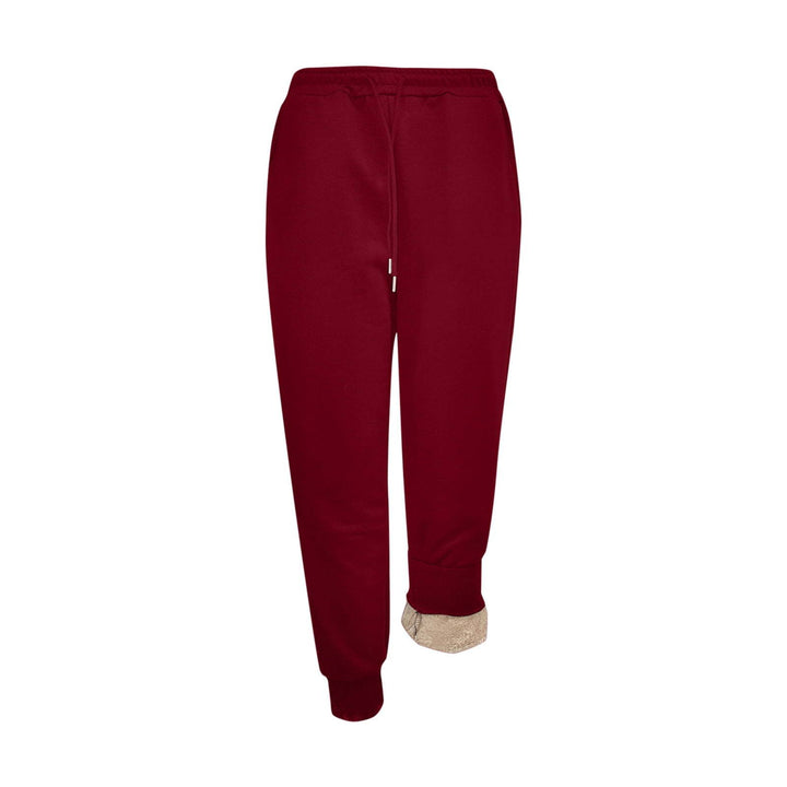Sporty jogger pants for women with soft inner lining and elastic waistband Lune London