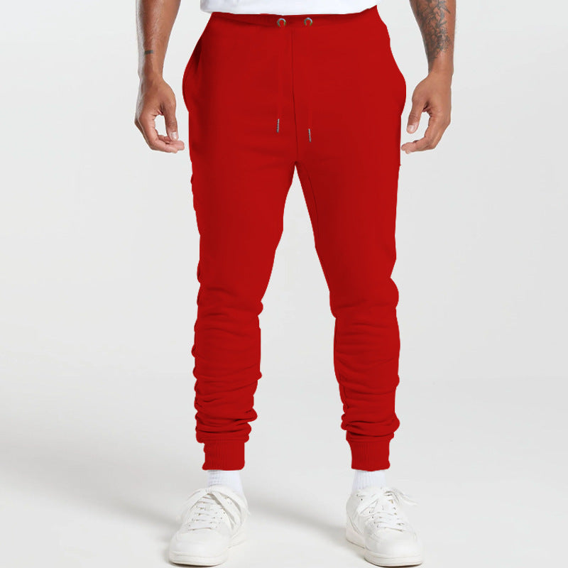 Men's sporty jogger pants with elastic waistband and practical pockets Lune London