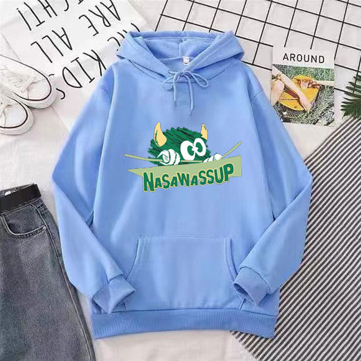 Women's hoodie with playful motif Chic & Stil