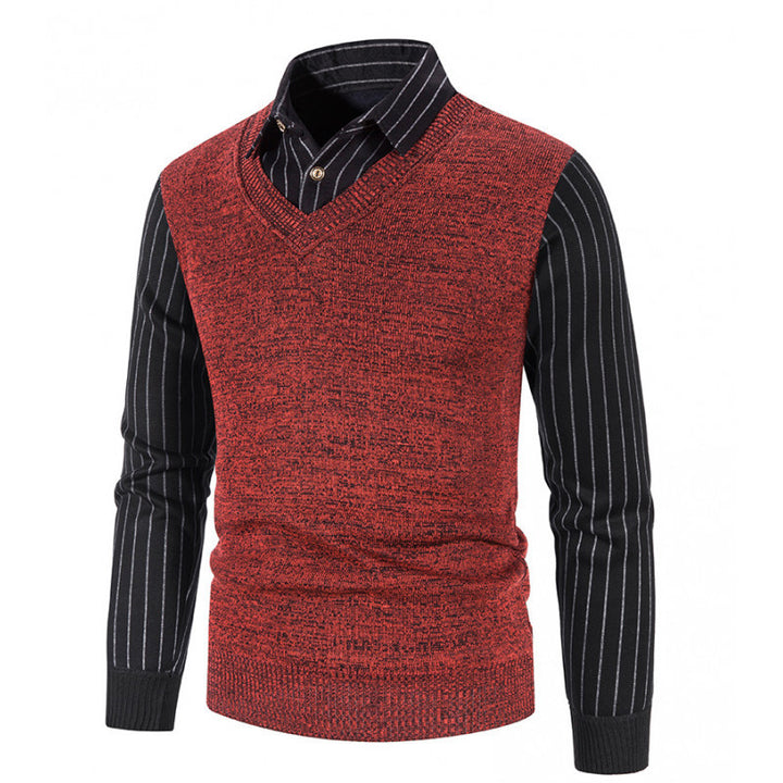 Elegant V-neck sweater for men Lune London