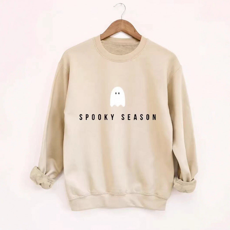 Women's sweatshirt with casual spooky design and soft inner fleece Lune London