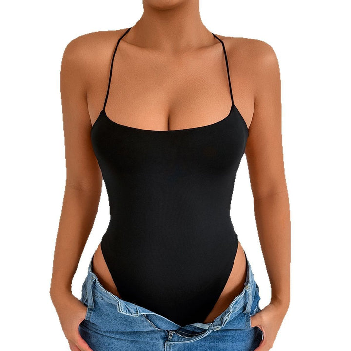 Women's High-Cut Swim Outfit with Slim Straps Lune London