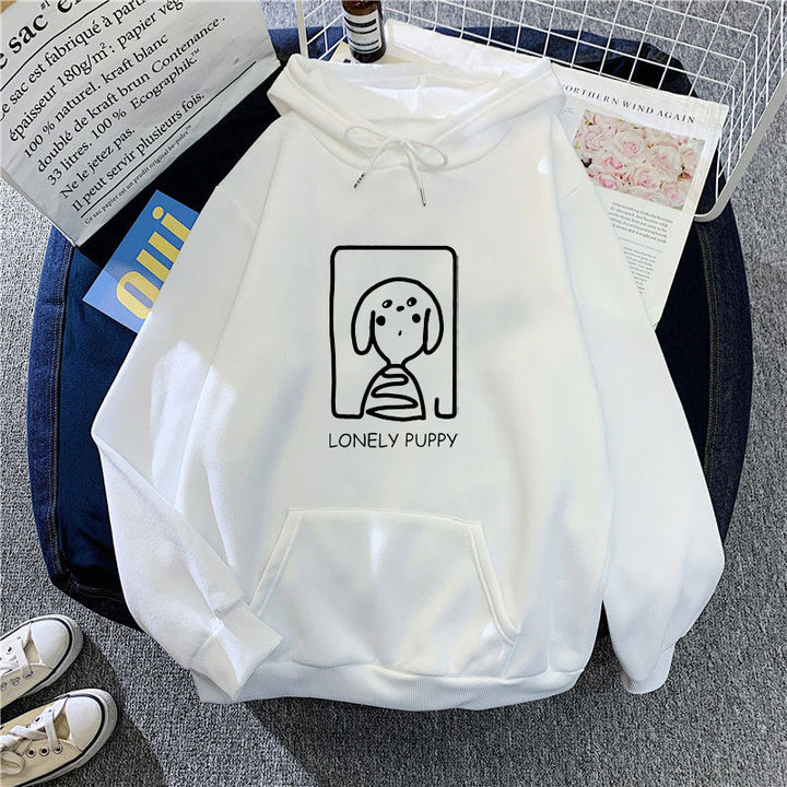Women's hoodie with creative dog motif Chic & Stil