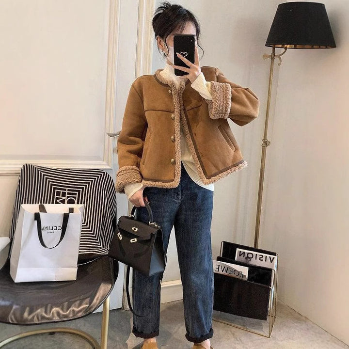 Veste teddy femme avec doublure de haute qualité Chic & Stil