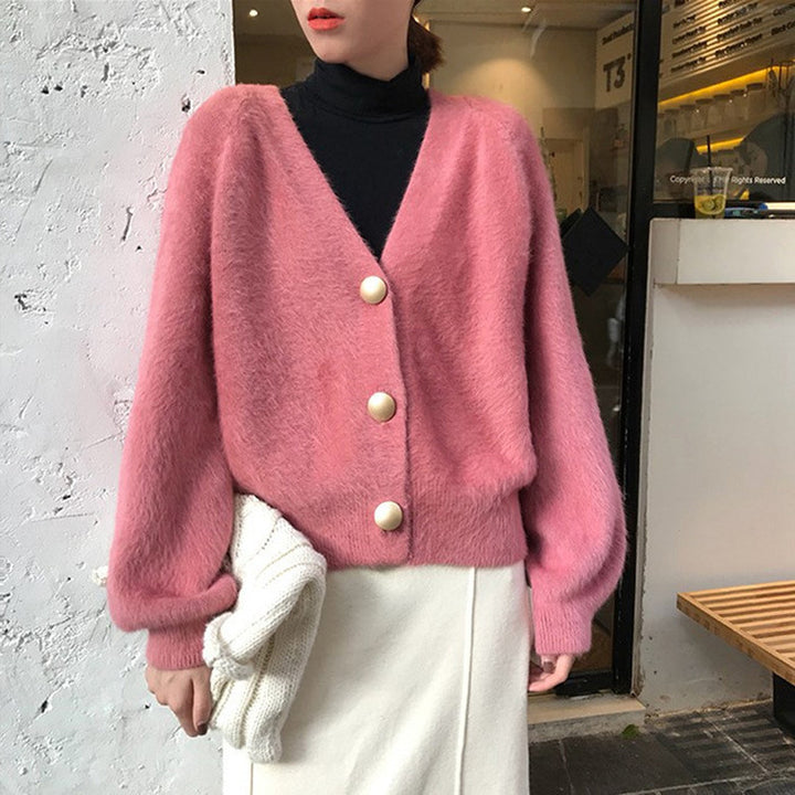 Ladies soft oversized cardigan Lune London